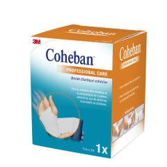 Nexcare Coheban Contention Strap White 7cm X Blanche 7cmx3m
