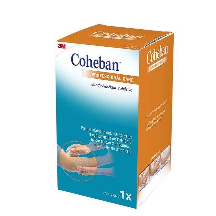 Coheban Compression Band 10cm X 3.5m Skin Colour 10cmx3,5m Chair Nexcare