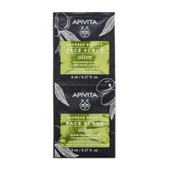 Apivita Express Beauty Deep Exfoliating Olive Face Scrub 2x8ml