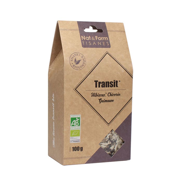 Nat&Form Organic Transit Herbal Tea 100g