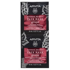 Apivita Express Beauty Smoothing and Firming Grape Face Mask 2x8ml