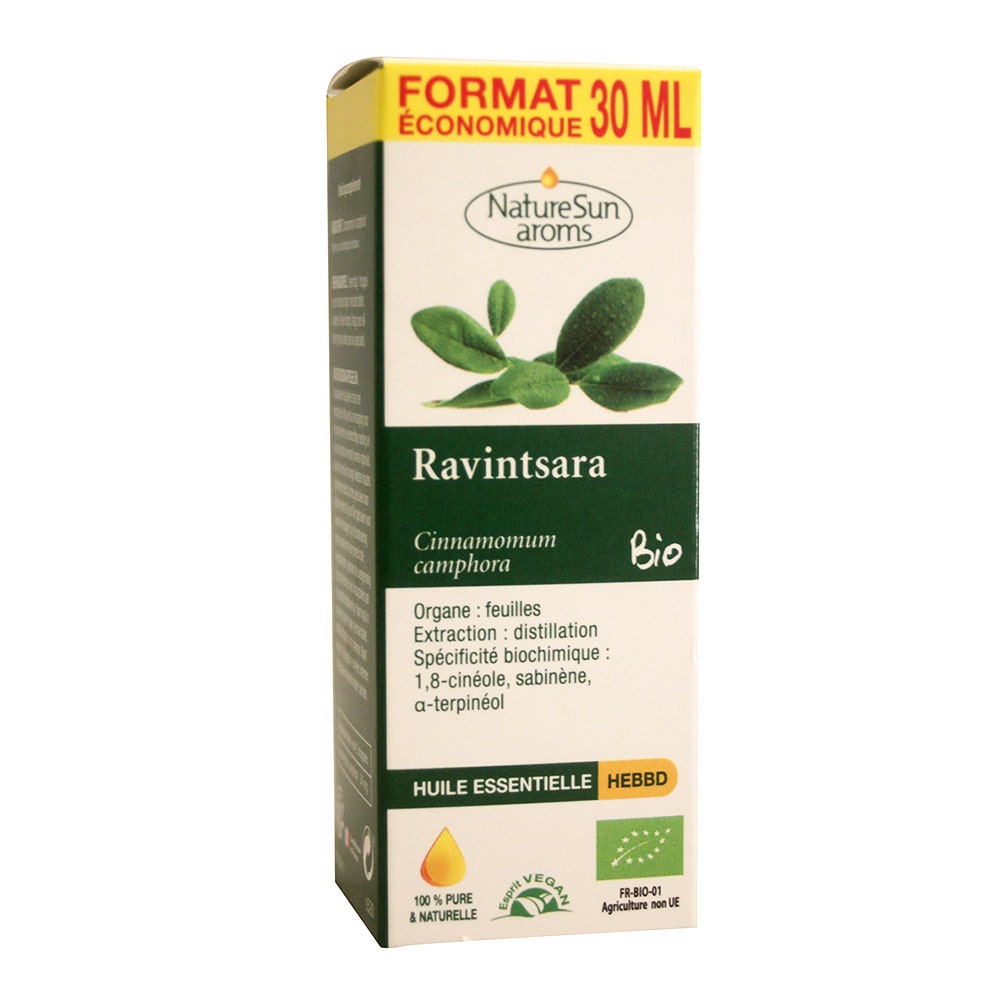 Naturesun Aroms Organic Ravintsara Essential Oil 30ml