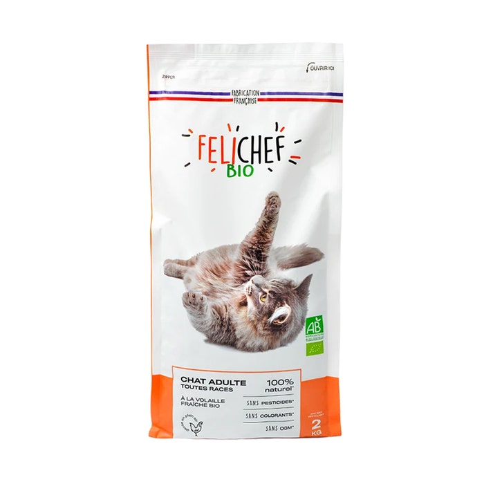 Bioes croquettes 2kg Felichef for Adult Cat Sauvale Production
