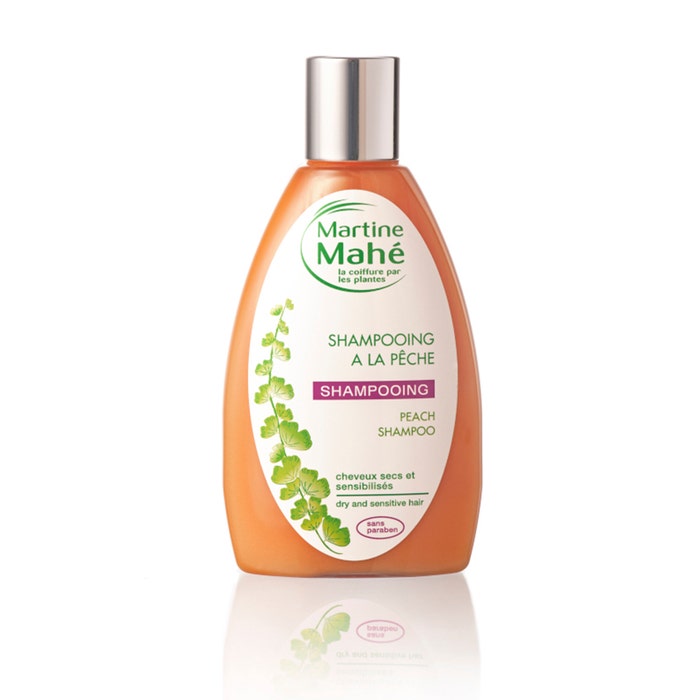 Peach Shampoo Dry And Sensitized Hair 200ml Cheveux Secs Et Sensibilises Martine Mahé