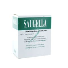 Saugella Antispetique Intimate Hygiene Cleansing Wipes Natural x10