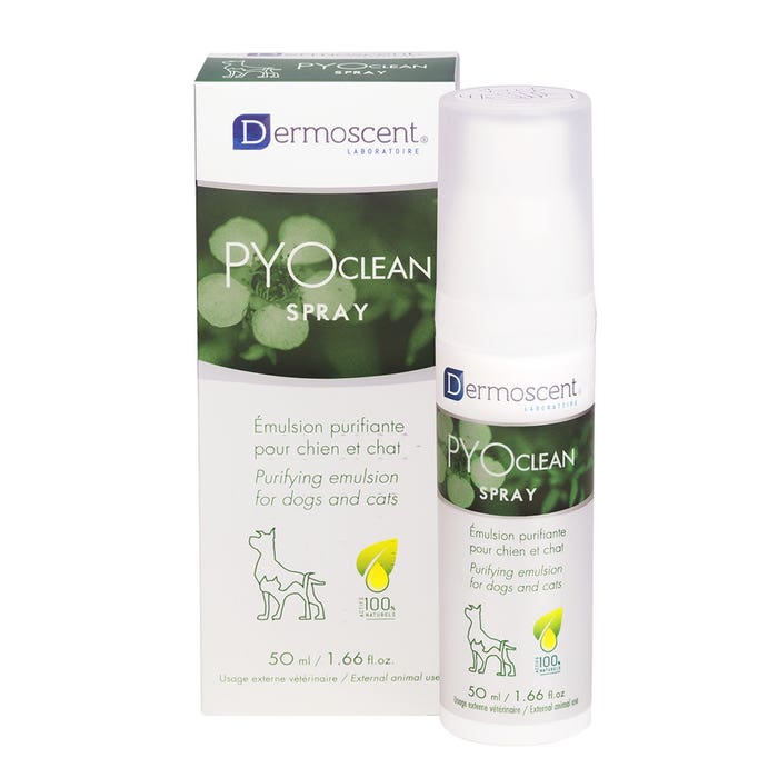 Purifying emulsion 50ml Pyoclean Dog and cat spray Dermoscent