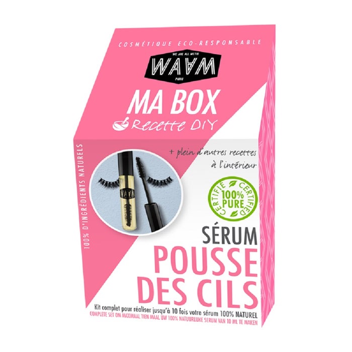 My box DIY recipe Serum eyelash booster Waam