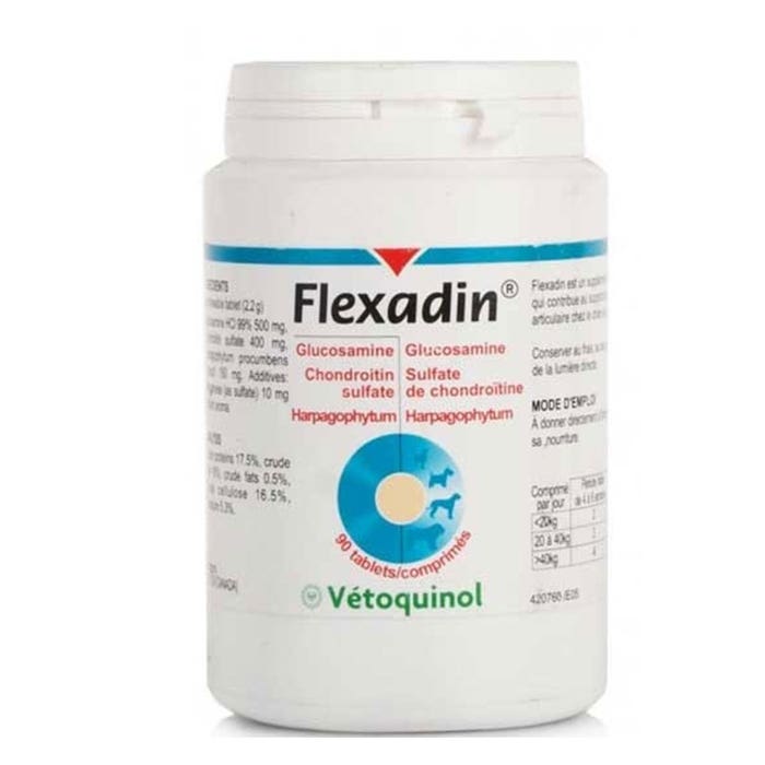 Osteoarthritis 90 tablets Flexadin Dogs and cats Vetoquinol