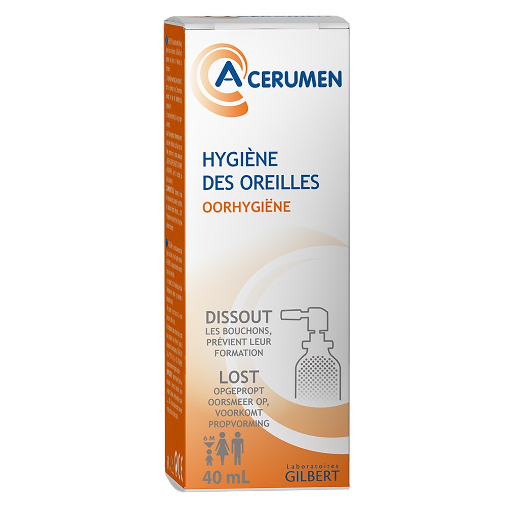 A-Cerumen Ear Hygiene Spray - Coloured formula 40 ml