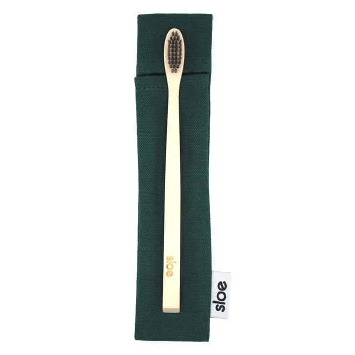 Bamboo Toothbrush Soft Bristles + Case Sloe
