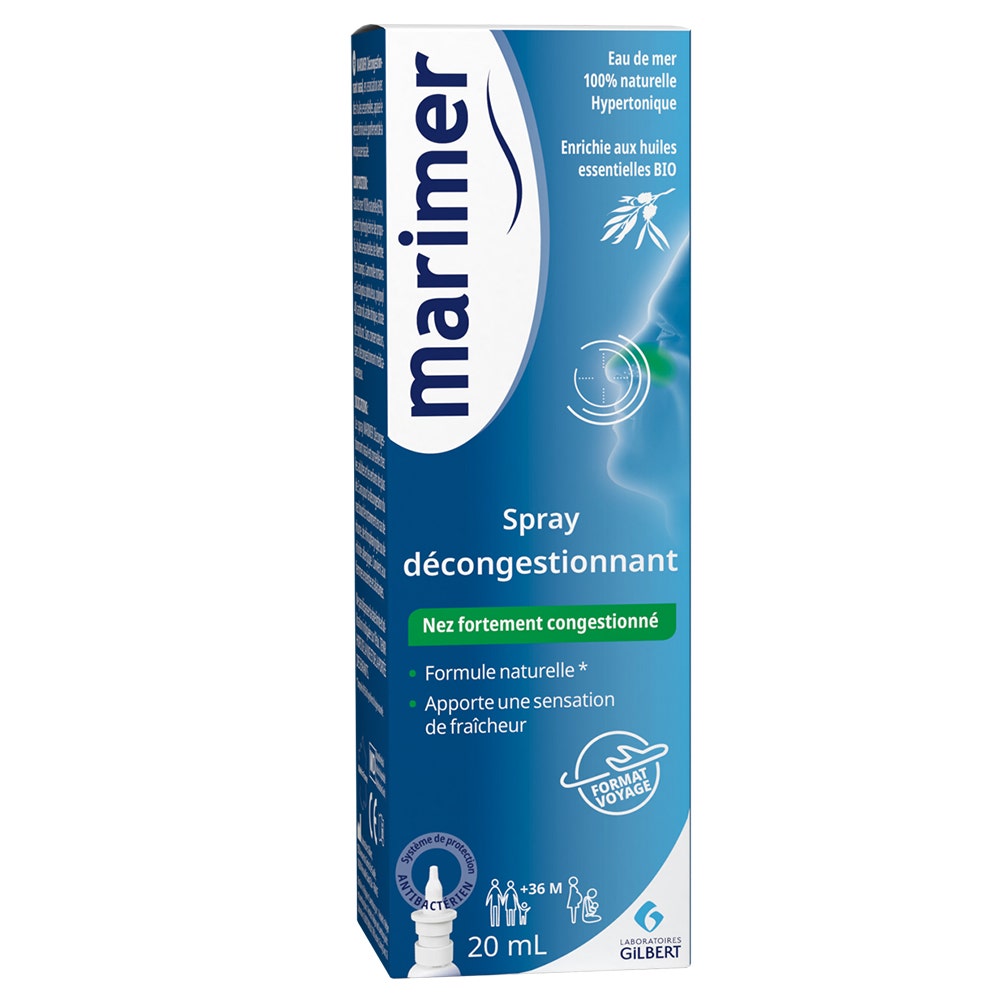 Marimer Spray Nasal Decongestant essential oils 20ml Easypara