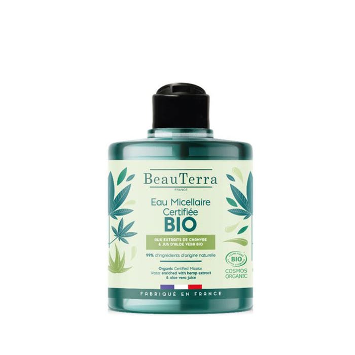 Micellar Water Organic Hemp Oil & Aloe Vera 500ml Beauterra