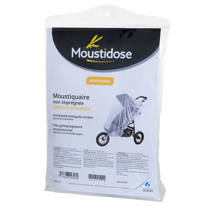 Untreated Mosquito Screen Special Pushchair Moustidose