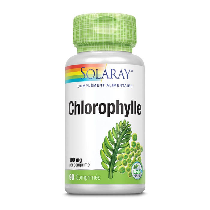 Chlorophyll 100 mg x90 tablets Solaray