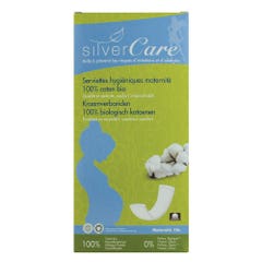 Silver Care Organic cotton Maternity pads x10