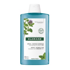 Klorane Menthe Aquatique Anti Pollution Detox Shampoo organic 400ml