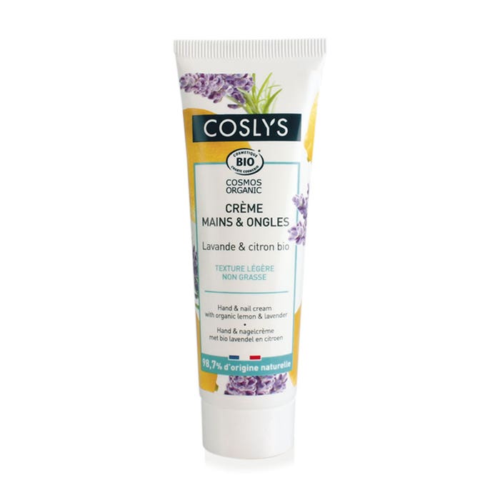 Hand and nail cream 50ml Lavender and lemon Coslys