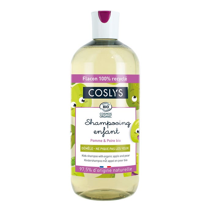 Organic Children's Shampoo 500ml Apple & Pear Coslys