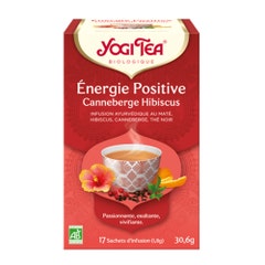 Yogi Tea Energy Positive Cranberry Hibiscus 17 Sachets