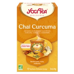 Yogi Tea Organic Herbal Teas Chai Turmeric 17 Sachets