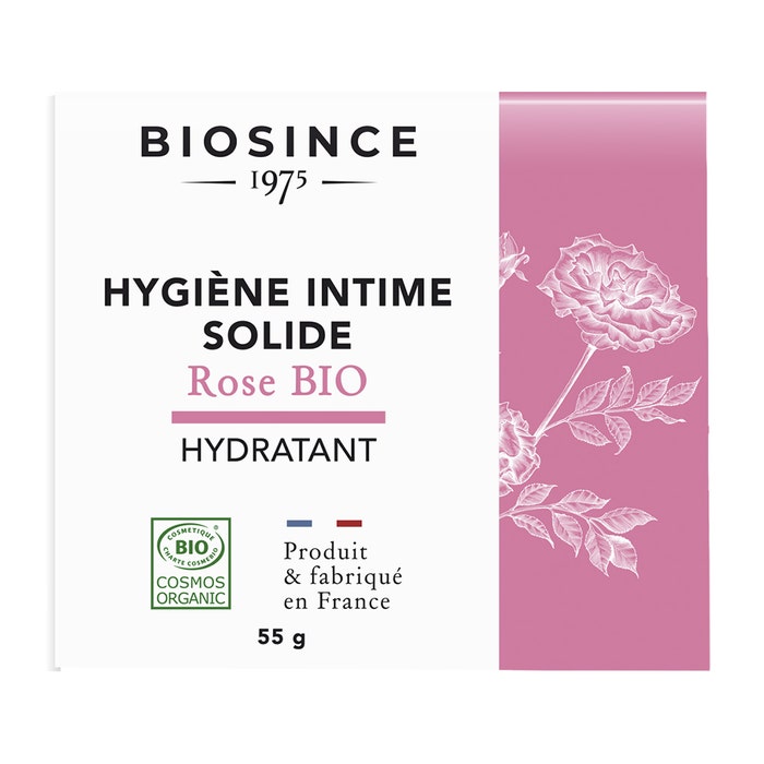 Intimate Hygiene 55g Solide Rose Bio Moisturiser Bio Since 1975