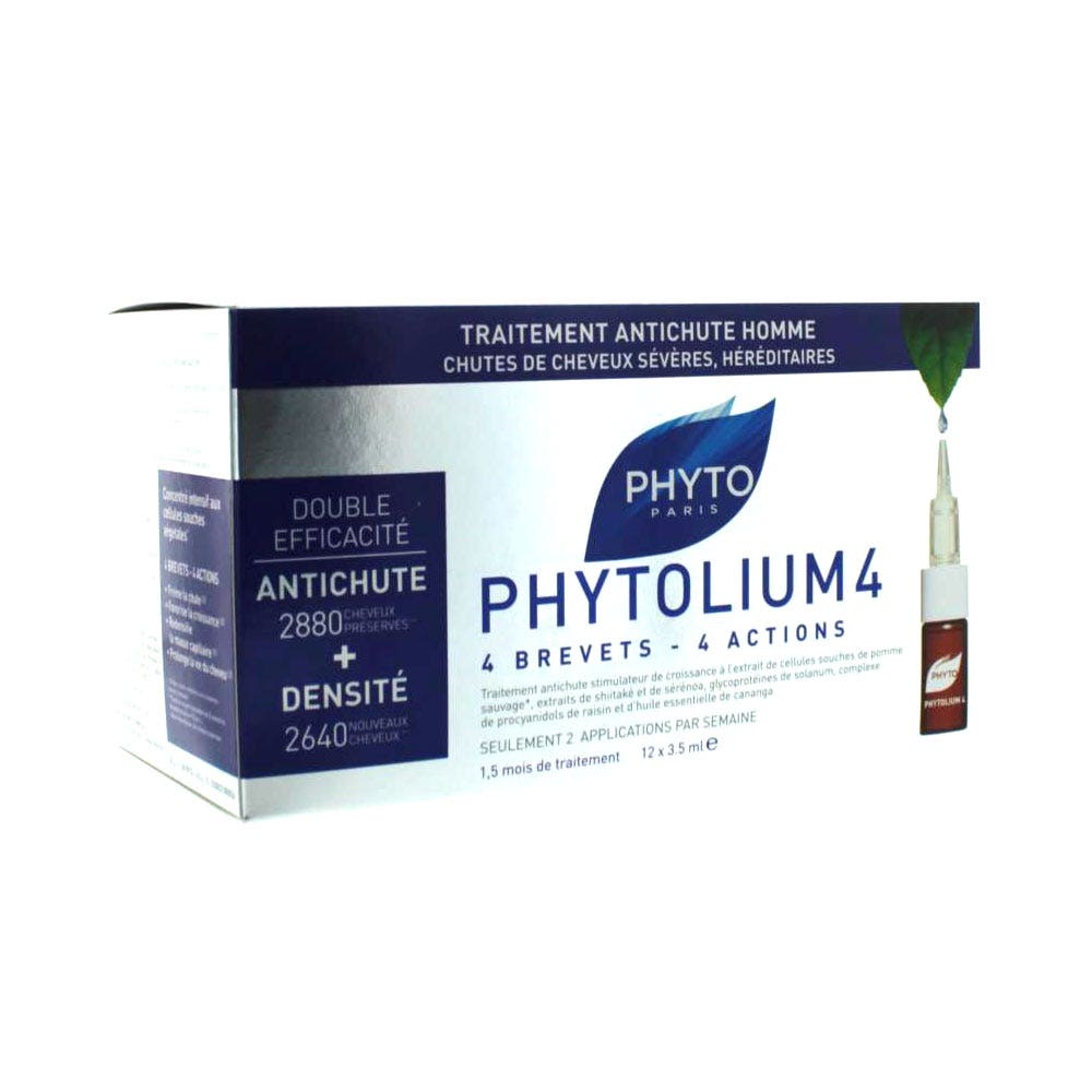 Phyto Paris 4 Densifying Treatment For Men 12x3. 5 ml