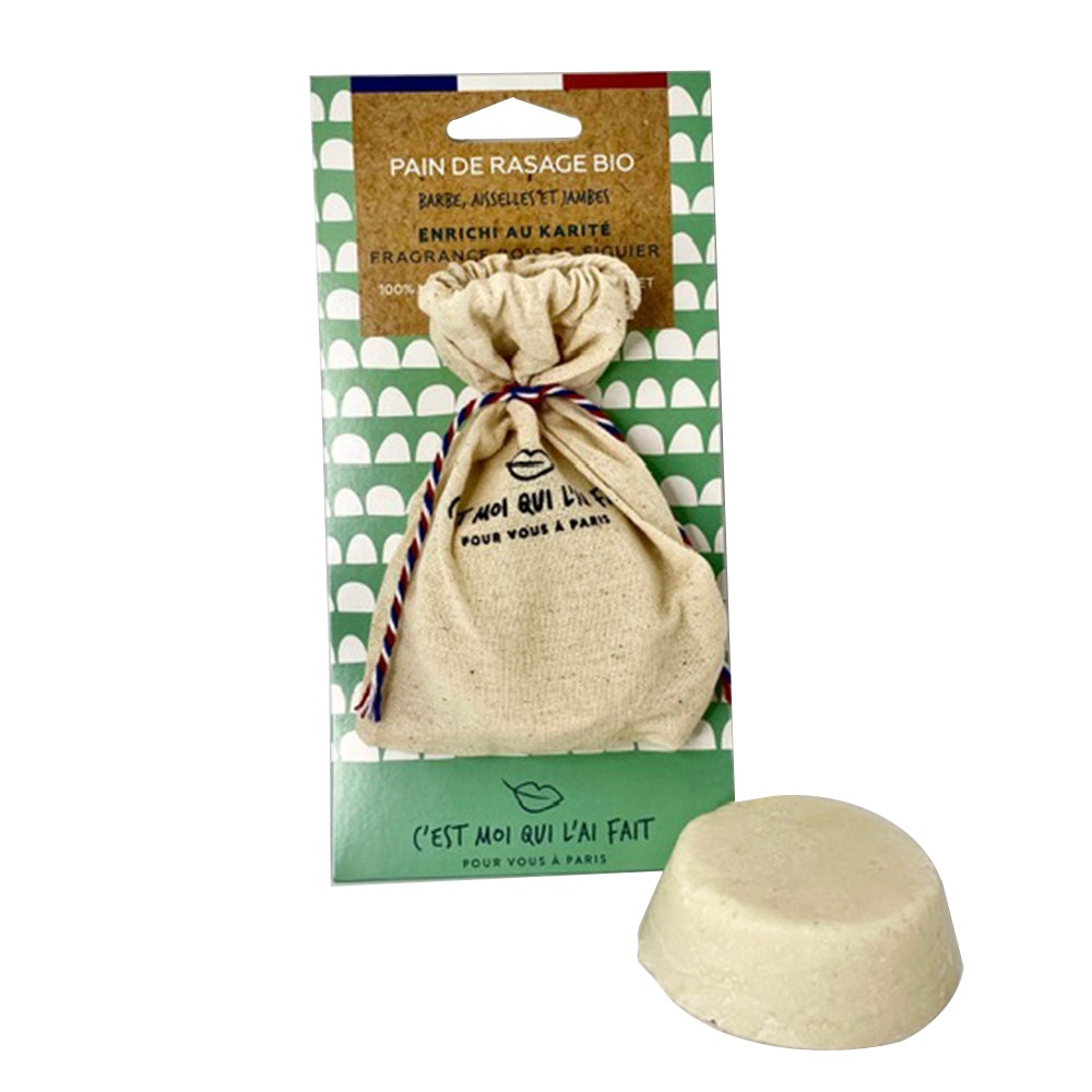 Diet World C'est Moi Qui L'ai Fait Organic Shaving Bar: beard, underarms and legs 55g