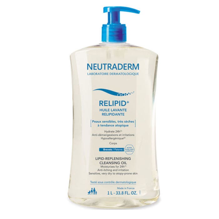 Neutraderm Relipid+ Sensitive Skin Washing Oil 1L