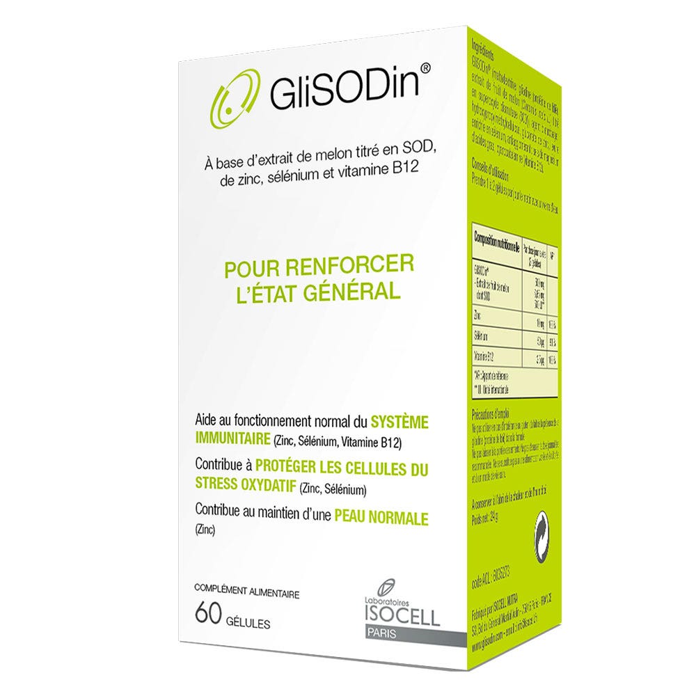 Isocell Glisodin General status 60 capsules