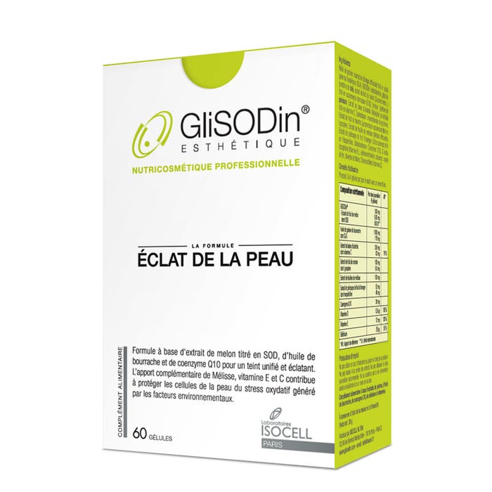 Radiant skin 60 capsules Glisodin Isocell