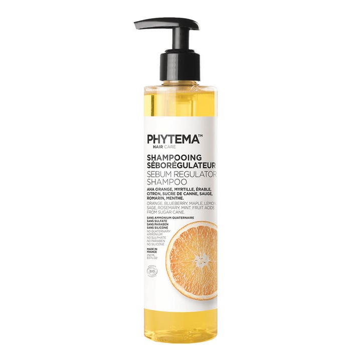 Organic seboregulating shampoo 250ml Phytema