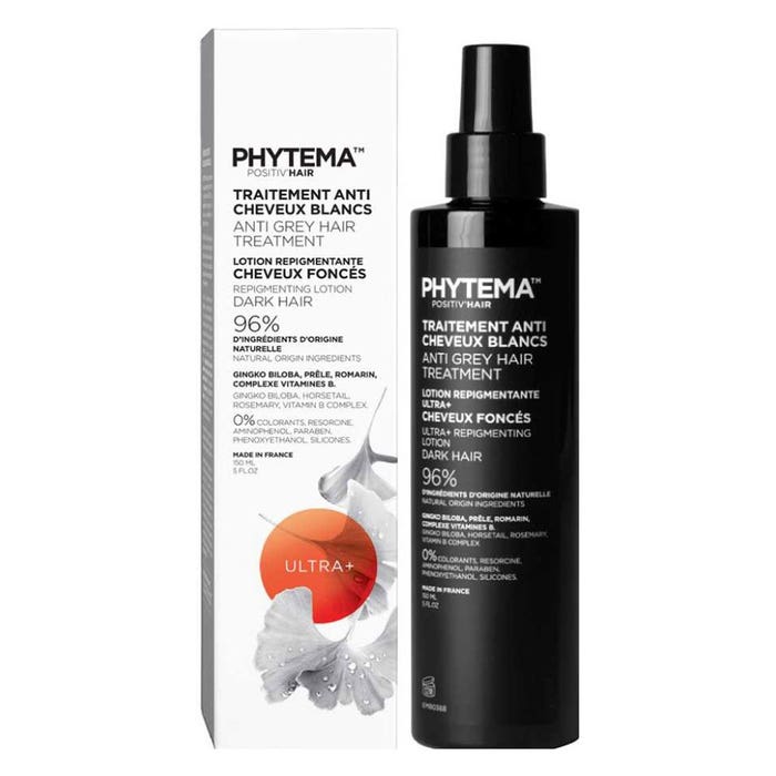 Ultra + repigmenting lotion 150ml Positiv'Hair Dark hair Phytema