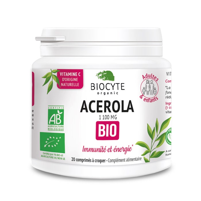 Biocyte Organic Acerola 20 tablets