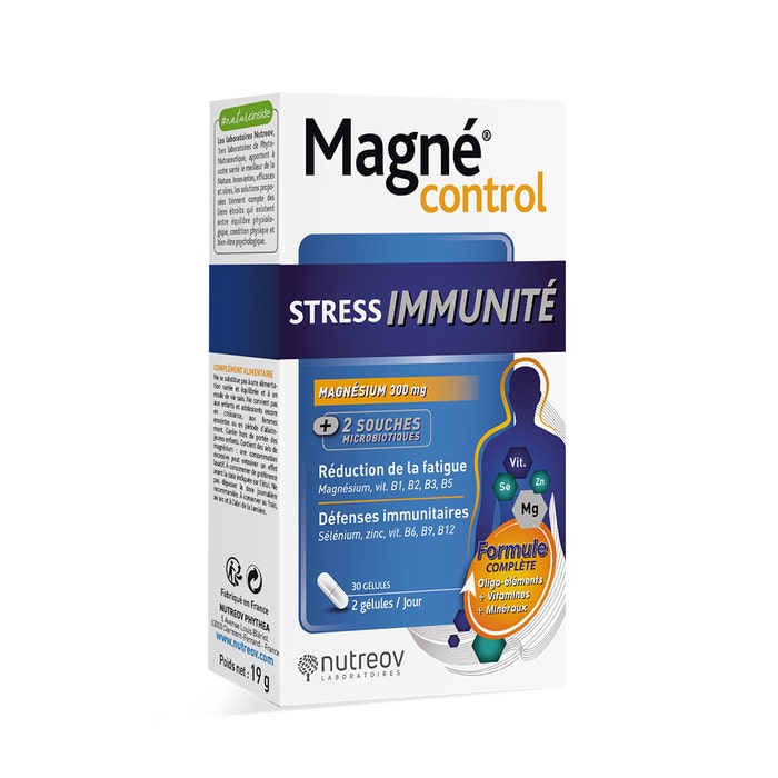 Stress Immunity 30 capsules Magnécontrol Nutreov