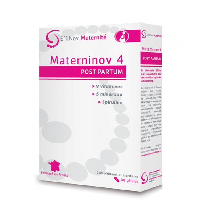 Materninov 4 30 capsules Post Partum Women Effinov Nutrition