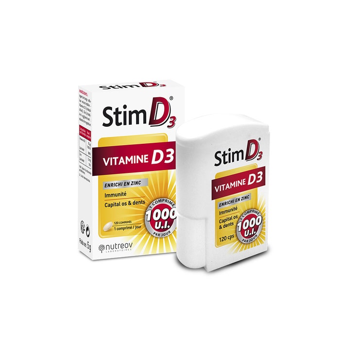 Vitamin D3 120 tablets Stim D3 Nutreov