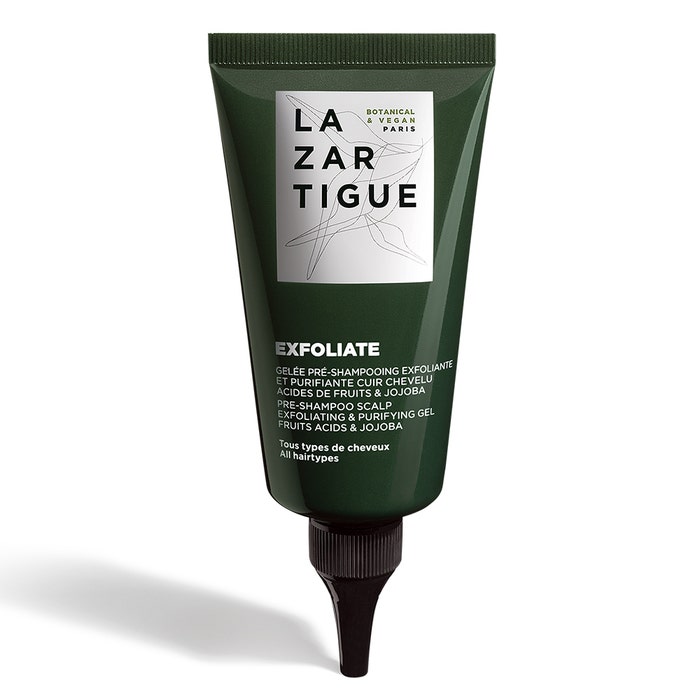Exfoliating and purifying pre-shampoo gel for the scalp 75ml Exfoliate Lazartigue