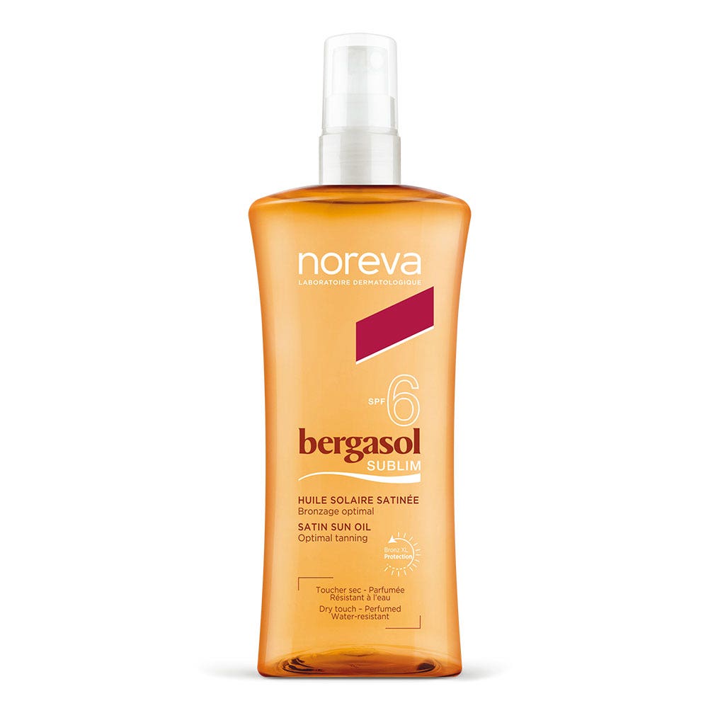 Noreva Bergasol Dry Oil Spf6 Rapid & Intense Tanning 125ml