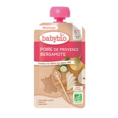 Babybio Fruits Organic fruit bottle 6 months and Plus 120g