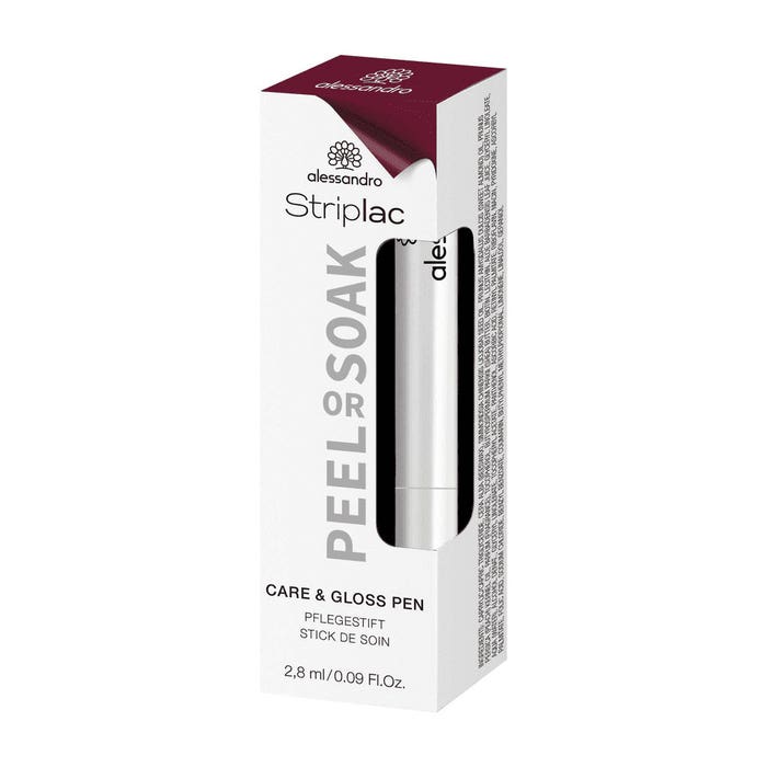 Care & Gloss Pen Peel Or Soak felt-tip pen 2.8ml Striplac Alessandro