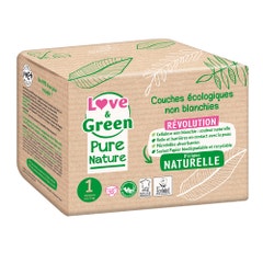 Love&Green Pure Nature Eco-friendly nappies size 1 x 32