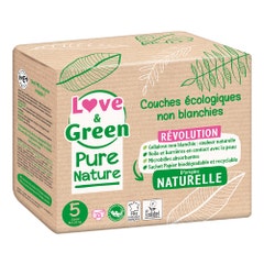 Love&Green Pure Nature Ecological nappies Size 5 x 33