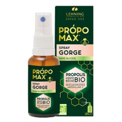 Lehning Própomax Organic alcohol-free throat spray 30ml