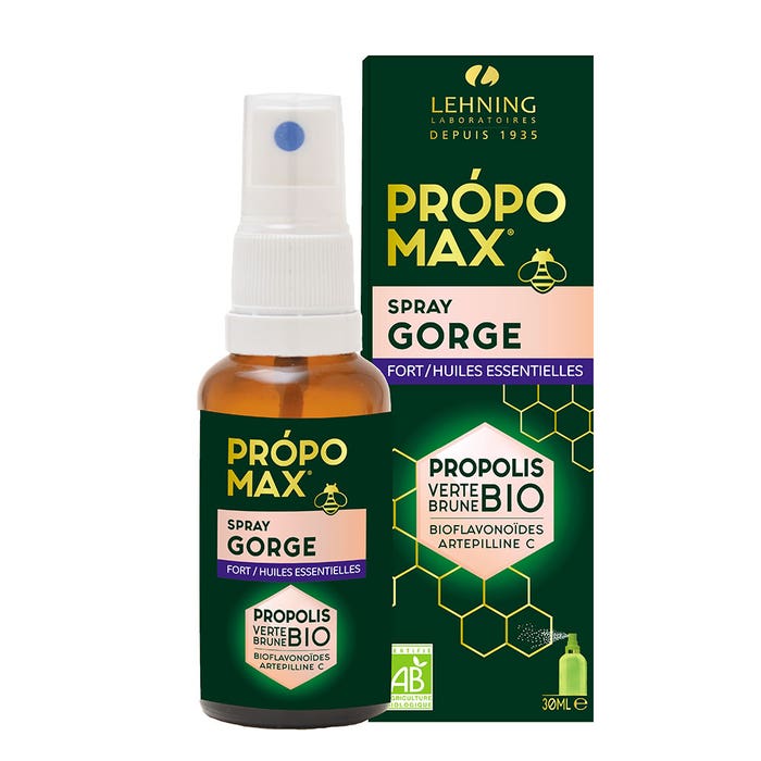 Strong Throat Spray/Essential Oils Bioes 30ml Própomax Lehning