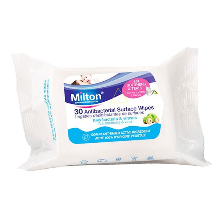 Biodegradable Disinfectant Wipes x30 Milton
