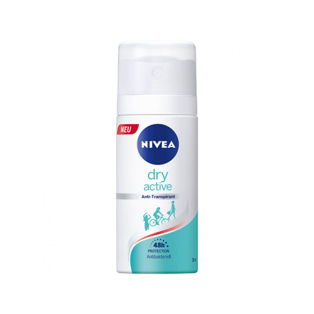 Nivea 48h Dry Active Deodorant Spray Femme 35ml