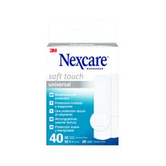 Nexcare Soft Touch Plasters Soft, breathable protection x40