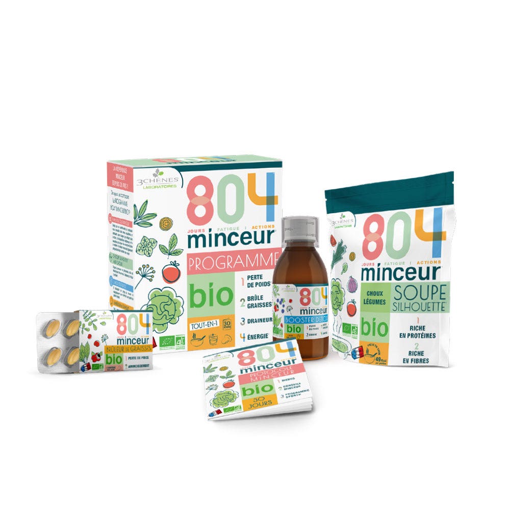 3 Chênes 804 Organic Slimming Program Pack