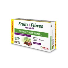 Ortis Fruit &amp; Fibre Regular Intestinal Transit 45 Cubes