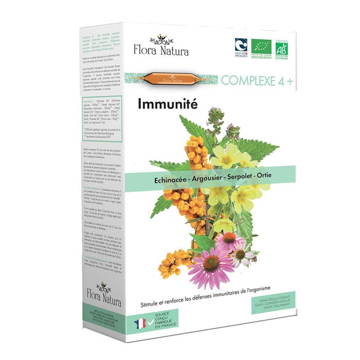 Immunity Bioes 20 ampulas Complex 4+ Flora Natura